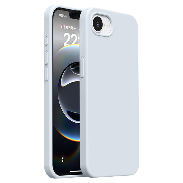 Burom Cloud Sensing Ultra-thin Liquid Silicone Full Coverage Phone Case, For iPhone 16e
