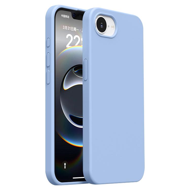 Burom Cloud Sensing Ultra-thin Liquid Silicone Full Coverage Phone Case, For iPhone 16e