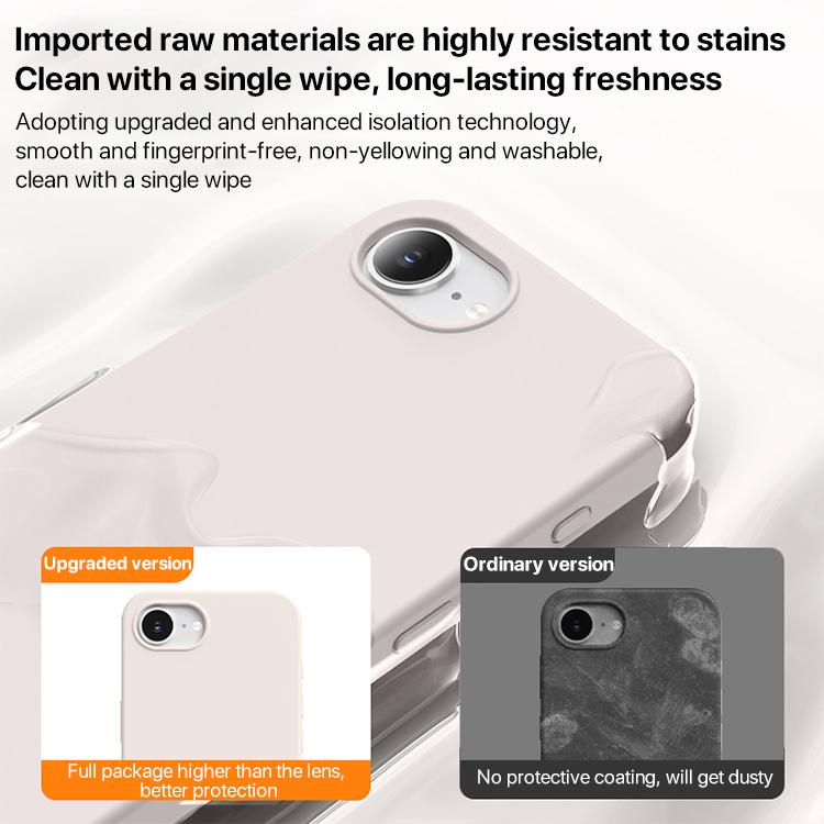 Burom Cloud Sensing Ultra-thin Liquid Silicone Full Coverage Phone Case, For iPhone 14 Pro