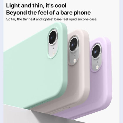 Burom Cloud Sensing Ultra-thin Liquid Silicone Full Coverage Phone Case, For iPhone 15 Pro