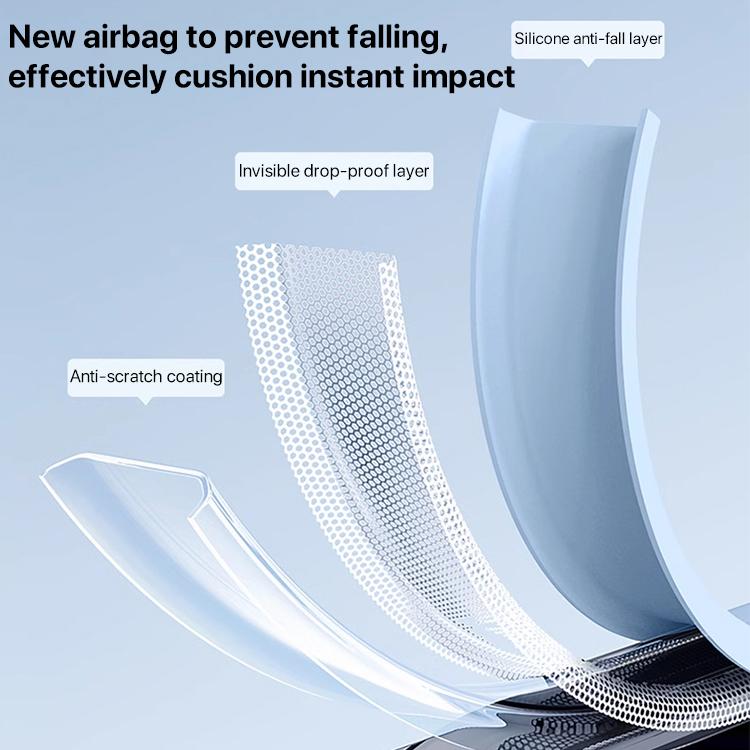 Burom Cloud Sensing Ultra-thin Liquid Silicone Full Coverage Phone Case, For iPhone 16