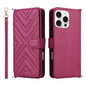 Multifunctional 6-Card Slots Leather Phone Case with Wrist Strap