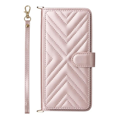 Multifunctional 6-Card Slots Leather Phone Case with Wrist Strap, For iPhone 17e / 16e, For iPhone 17 Pro Max, For iPhone 17 Pro, For iPhone Air, For iPhone 16 Pro Max, For iPhone 16 Pro