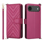 Multifunctional 6-Card Slots Leather Phone Case with Wrist Strap, For iPhone 17e / 16e, For iPhone 17 Pro Max, For iPhone 17 Pro, For iPhone Air, For iPhone 16 Pro Max, For iPhone 16 Pro