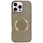 Electroplating PC Glitter Grain MagSafe Phone Case, For iPhone 18 Pro / 17 Pro, For iPhone 18 Pro Max/17 Pro Max, For iPhone 16 Pro Max, For iPhone 16 Pro