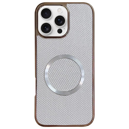 Electroplating PC Glitter Grain MagSafe Phone Case, For iPhone 18 Pro / 17 Pro, For iPhone 18 Pro Max/17 Pro Max, For iPhone 16 Pro Max, For iPhone 16 Pro