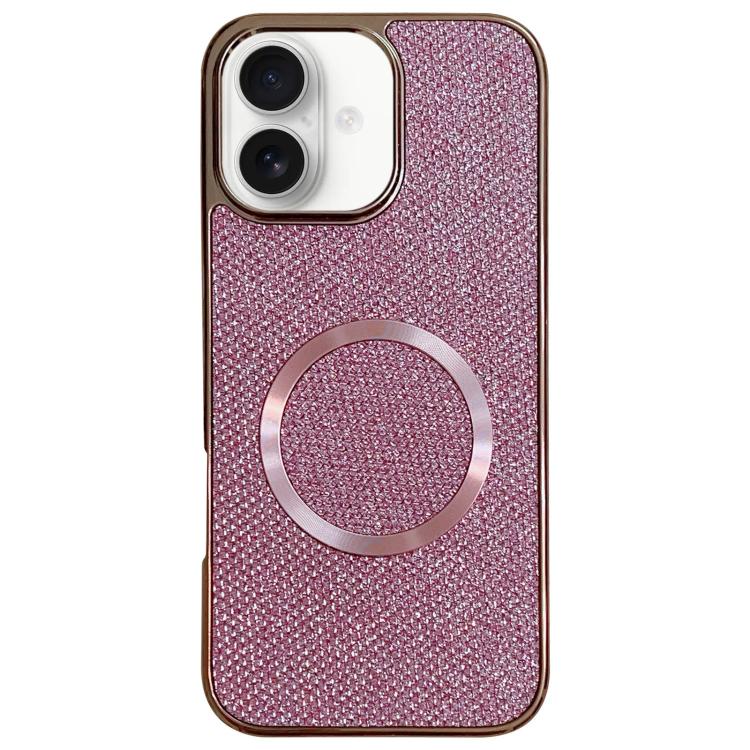 Electroplating PC Glitter Grain MagSafe Phone Case