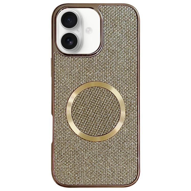 Electroplating PC Glitter Grain MagSafe Phone Case