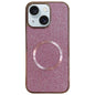 Electroplating PC Glitter Grain MagSafe Phone Case, For iPhone 15 Plus, For iPhone 15, For iPhone 14 Plus, For iPhone 14