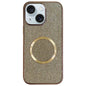 Electroplating PC Glitter Grain MagSafe Phone Case, For iPhone 15 Plus, For iPhone 15, For iPhone 14 Plus, For iPhone 14