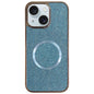 Electroplating PC Glitter Grain MagSafe Phone Case, For iPhone 15 Plus, For iPhone 15, For iPhone 14 Plus, For iPhone 14