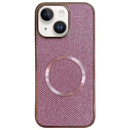 Electroplating PC Glitter Grain MagSafe Phone Case