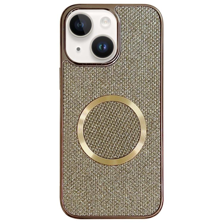 Electroplating PC Glitter Grain MagSafe Phone Case