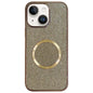 Electroplating PC Glitter Grain MagSafe Phone Case, For iPhone 15 Plus, For iPhone 15, For iPhone 14 Plus, For iPhone 14