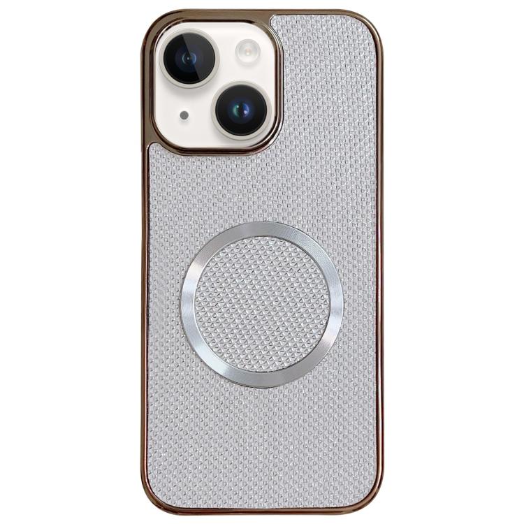Electroplating PC Glitter Grain MagSafe Phone Case