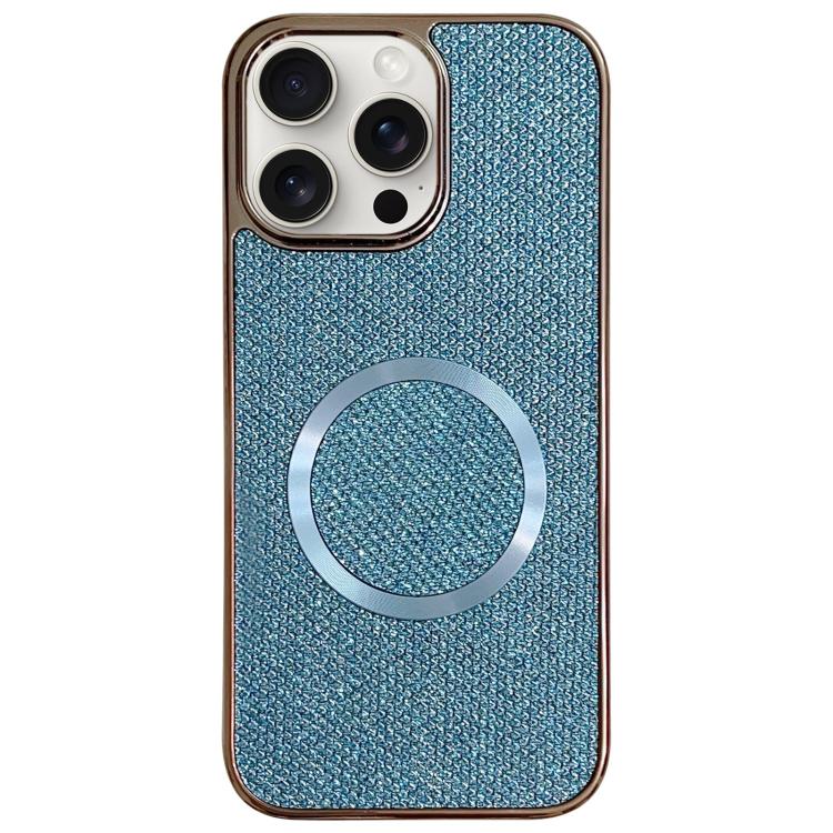 Electroplating PC Glitter Grain MagSafe Phone Case, For iPhone 14 Pro, For iPhone 14 Pro Max, For iPhone 13 Pro Max, For iPhone 13 Pro