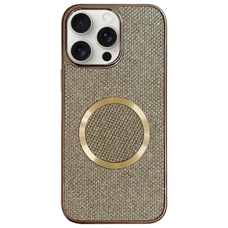 Electroplating PC Glitter Grain MagSafe Phone Case, For iPhone 14 Pro, For iPhone 14 Pro Max, For iPhone 13 Pro Max, For iPhone 13 Pro