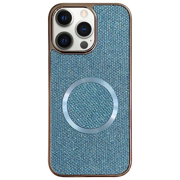 Electroplating PC Glitter Grain MagSafe Phone Case, For iPhone 13, For iPhone 12, For iPhone 12 Pro Max, For iPhone 12 Pro