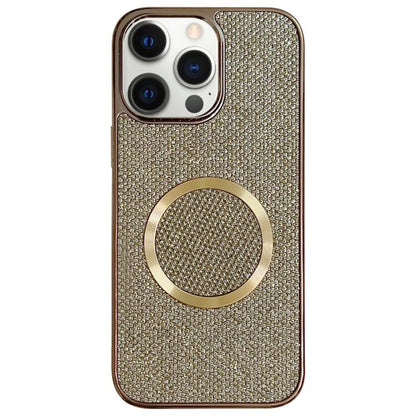 Electroplating PC Glitter Grain MagSafe Phone Case