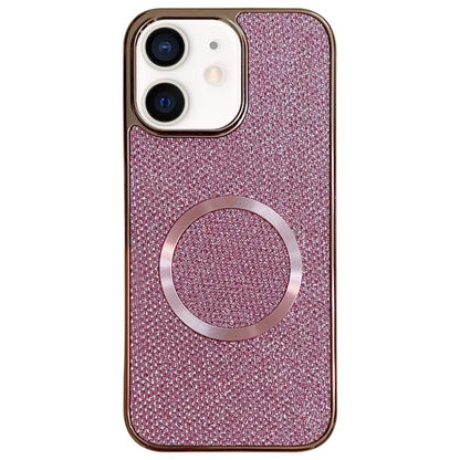 Electroplating PC Glitter Grain MagSafe Phone Case