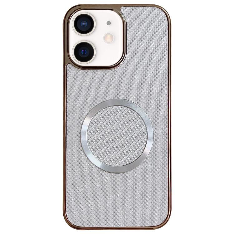 Electroplating PC Glitter Grain MagSafe Phone Case
