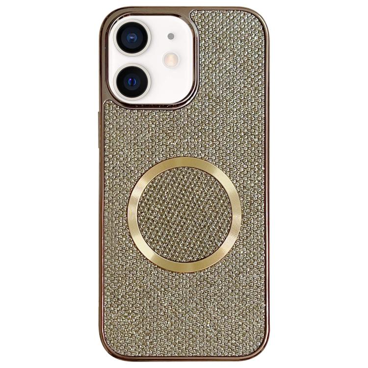 Electroplating PC Glitter Grain MagSafe Phone Case