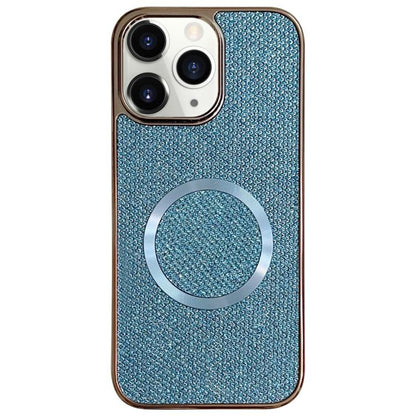 Electroplating PC Glitter Grain MagSafe Phone Case, For iPhone 11 Pro Max, For iPhone 11, For iPhone 11 Pro