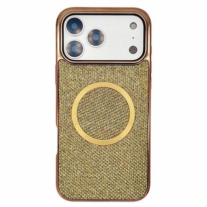 Electroplating PC Glitter Grain MagSafe Phone Case, For iPhone 18 Pro / 17 Pro, For iPhone 18 Pro Max/17 Pro Max, For iPhone 16 Pro Max, For iPhone 16 Pro
