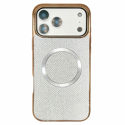 Electroplating PC Glitter Grain MagSafe Phone Case, For iPhone 18 Pro / 17 Pro, For iPhone 18 Pro Max/17 Pro Max, For iPhone 16 Pro Max, For iPhone 16 Pro