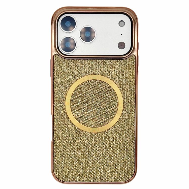 Electroplating PC Glitter Grain MagSafe Phone Case, For iPhone 18 Pro / 17 Pro, For iPhone 18 Pro Max/17 Pro Max, For iPhone 16 Pro Max, For iPhone 16 Pro