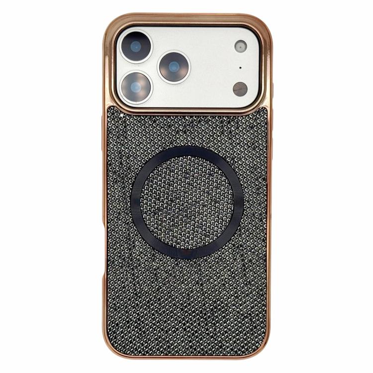 Electroplating PC Glitter Grain MagSafe Phone Case, For iPhone 18 Pro / 17 Pro, For iPhone 18 Pro Max/17 Pro Max, For iPhone 16 Pro Max, For iPhone 16 Pro