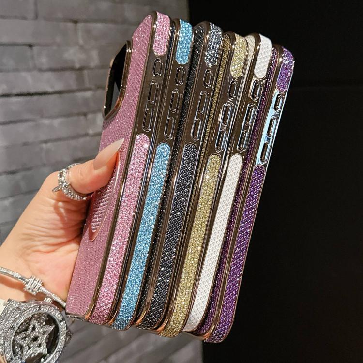 Electroplating PC Glitter Grain MagSafe Phone Case