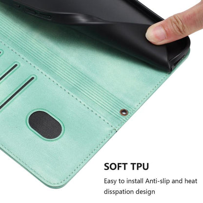 Line Splicing Buckle Retro Leather Phone Case, For iPhone 17, For iPhone Air, For iPhone 16 Pro Max