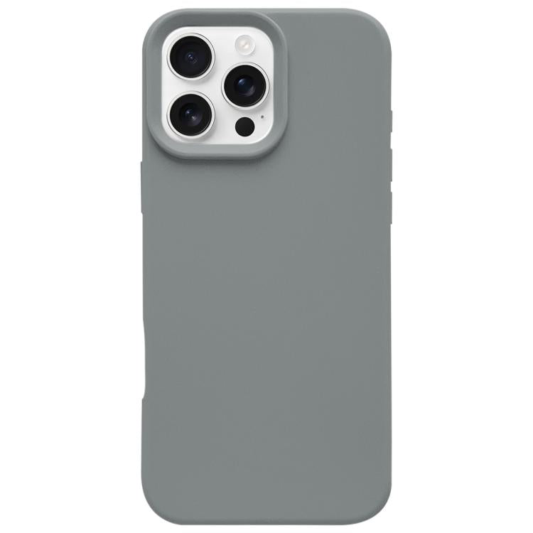 Dopamine Simple Imitation Liquid Silicone Phone Case, For iPhone 16 Pro Max