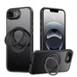 Gear 360 Rotation MagSafe Holder Phone Case, For iPhone 17e / 16e, For iPhone 16 Pro Max, For iPhone 16 Pro, For iPhone 16, For iPhone 15 Pro Max, For iPhone 15 Pro, For iPhone 15 Plus / 14 Plus, For iPhone 15