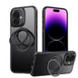 Gear 360 Rotation MagSafe Holder Phone Case, For iPhone 17e / 16e, For iPhone 16 Pro Max, For iPhone 16 Pro, For iPhone 16, For iPhone 15 Pro Max, For iPhone 15 Pro, For iPhone 15 Plus / 14 Plus, For iPhone 15