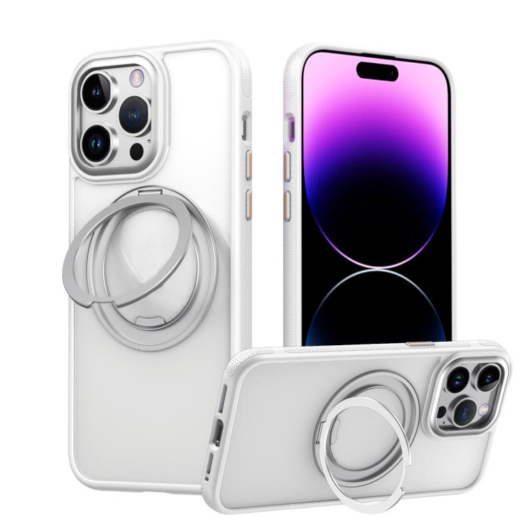 Gear 360 Rotation MagSafe Holder Phone Case, For iPhone 17e / 16e, For iPhone 16 Pro Max, For iPhone 16 Pro, For iPhone 16, For iPhone 15 Pro Max, For iPhone 15 Pro, For iPhone 15 Plus / 14 Plus, For iPhone 15