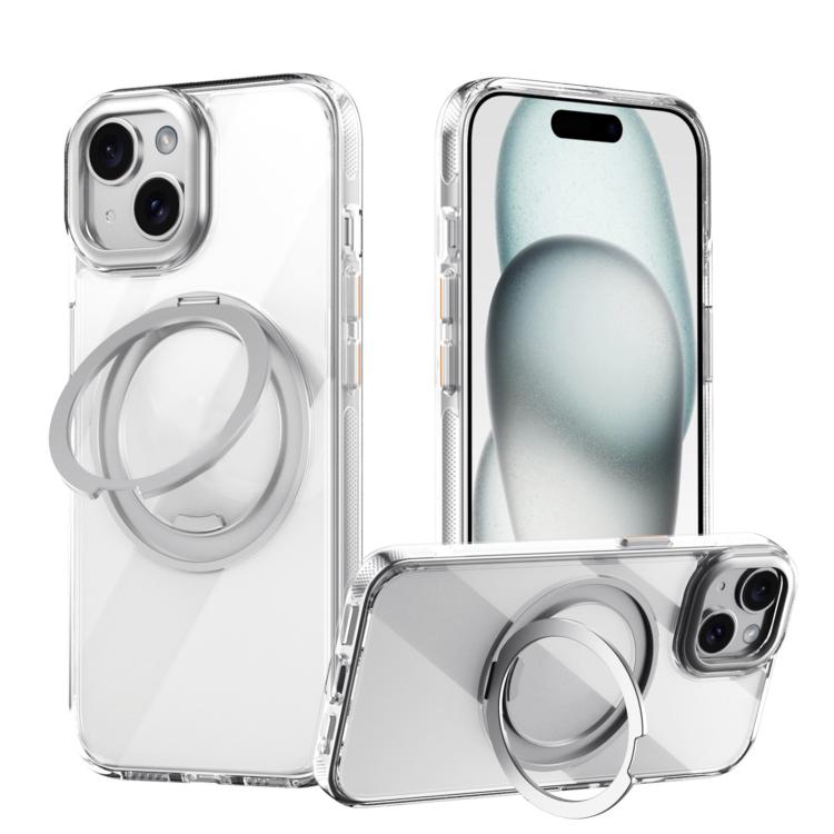 Gear 360 Rotation MagSafe Holder Phone Case, For iPhone 17e / 16e, For iPhone 16 Pro Max, For iPhone 16 Pro, For iPhone 16, For iPhone 15 Pro Max, For iPhone 15 Pro, For iPhone 15 Plus / 14 Plus, For iPhone 15