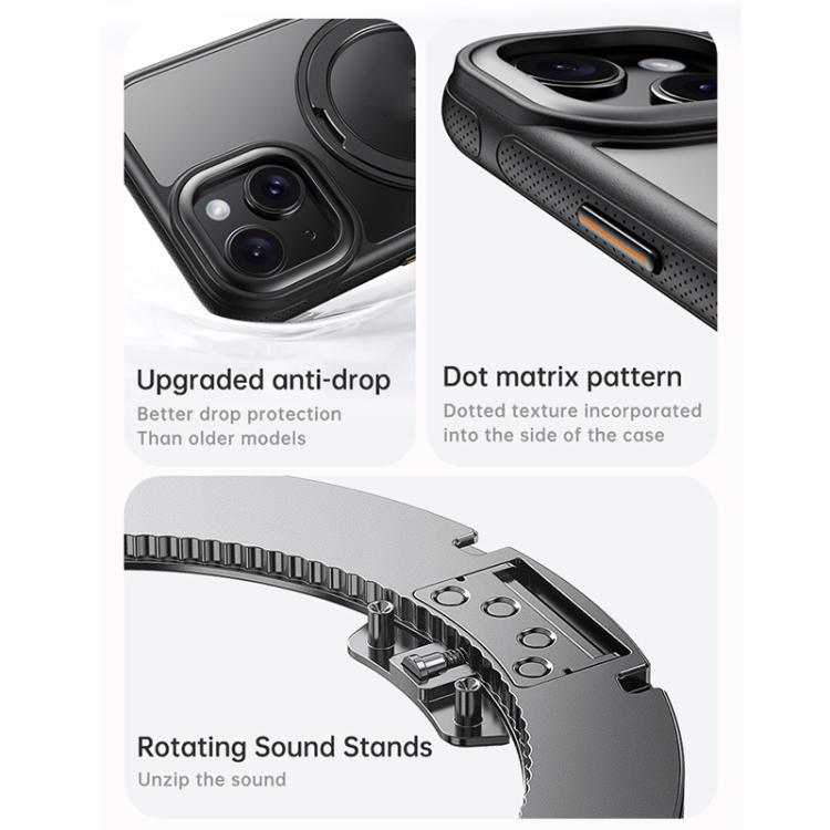 Gear 360 Rotation MagSafe Holder Phone Case