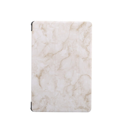 Marble Texture Pattern Horizontal Flip Leather Case, with Three-folding Holder & Sleep / Wake-up Function