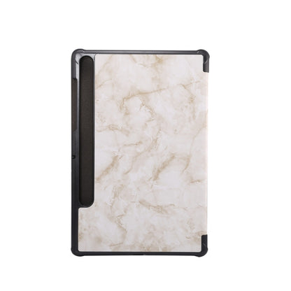 Marble Texture Pattern Horizontal Flip Leather Case, with Three-folding Holder & Sleep / Wake-up Function