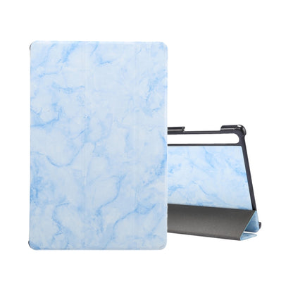 Marble Texture Pattern Horizontal Flip Leather Case, with Three-folding Holder & Sleep / Wake-up Function