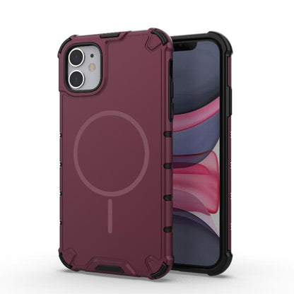 Grating Solid Color MagSafe Magnetic Phone Case, For iPhone 11 Pro Max, For iPhone 11