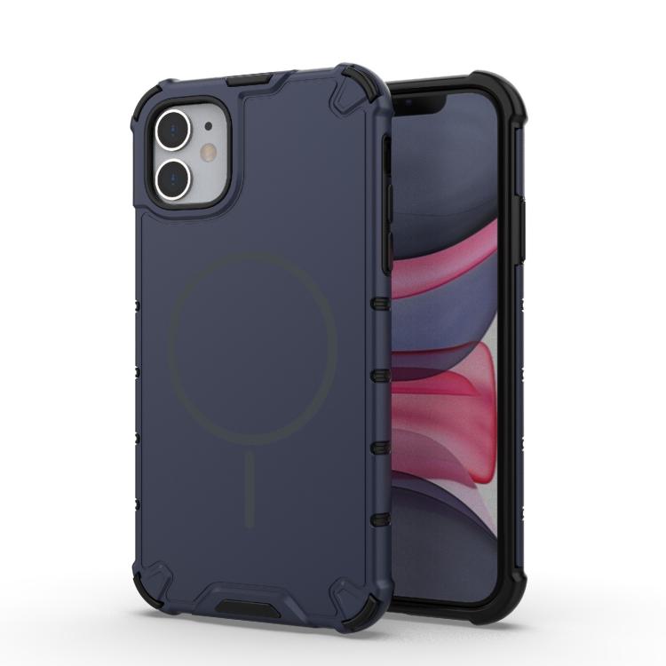 Grating Solid Color MagSafe Magnetic Phone Case, For iPhone 11 Pro Max, For iPhone 11