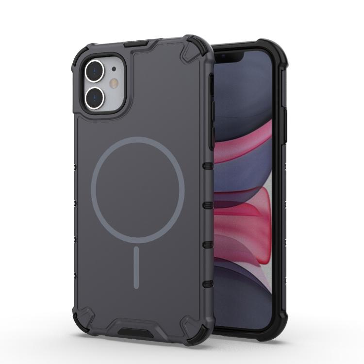 Grating Solid Color MagSafe Magnetic Phone Case, For iPhone 11 Pro Max, For iPhone 11