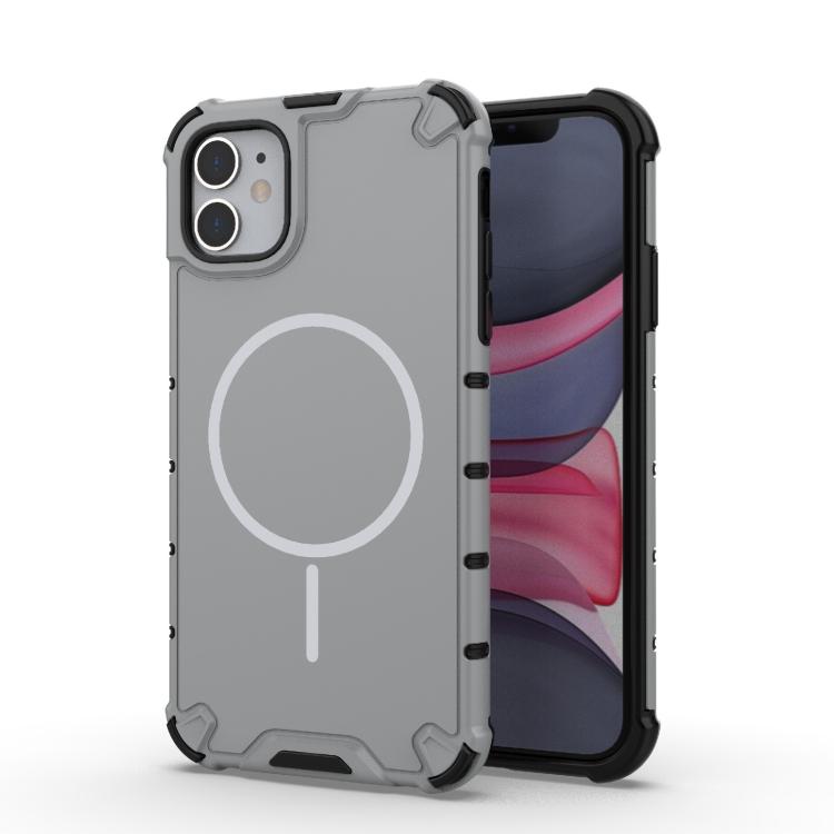 Grating Solid Color MagSafe Magnetic Phone Case, For iPhone 11 Pro Max, For iPhone 11