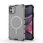 Grating Solid Color MagSafe Magnetic Phone Case, For iPhone 11 Pro Max, For iPhone 11