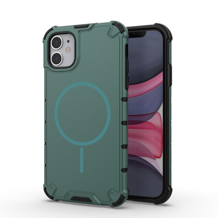 Grating Solid Color MagSafe Magnetic Phone Case, For iPhone 11 Pro Max, For iPhone 11