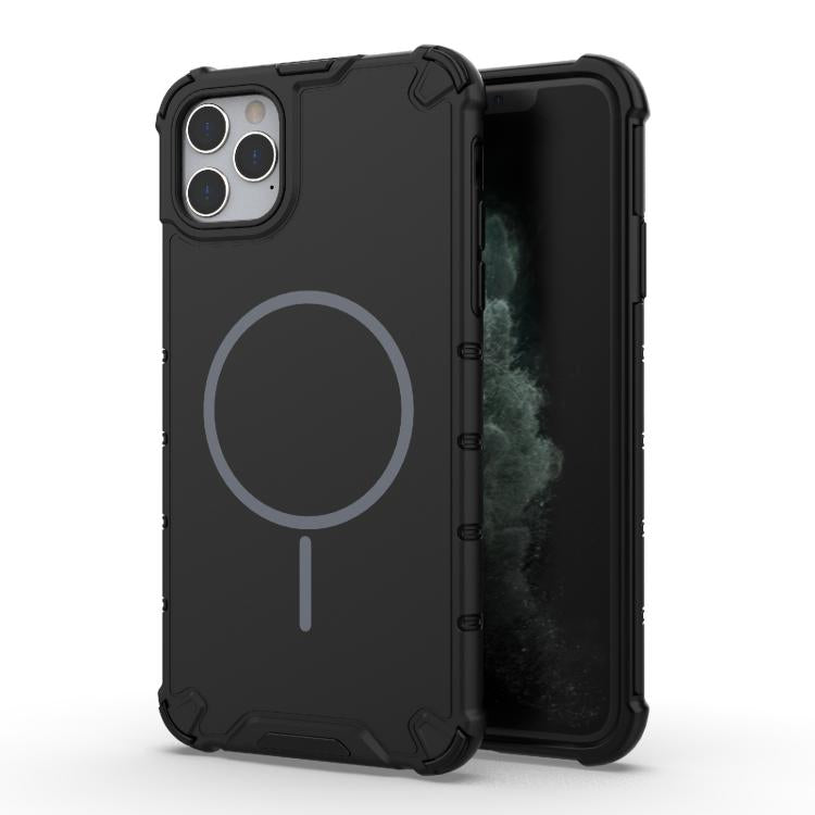 Grating Solid Color MagSafe Magnetic Phone Case, For iPhone 11 Pro Max, For iPhone 11