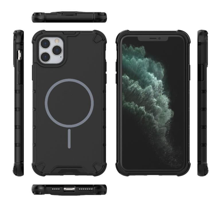 Grating Solid Color MagSafe Magnetic Phone Case, For iPhone 11 Pro Max, For iPhone 11